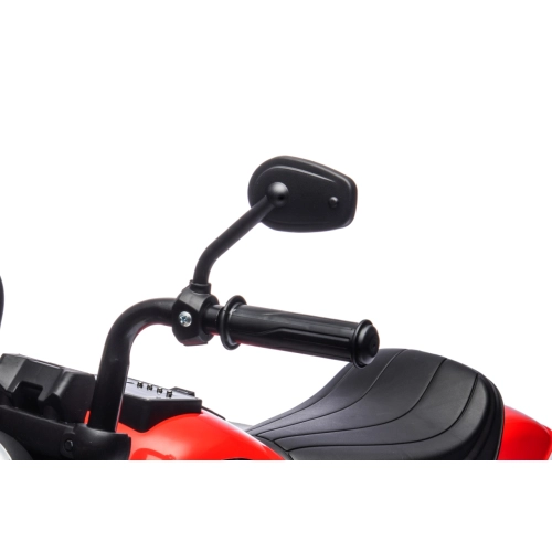 Motor na akumulator Chopper FASTER Czerwony AHL008.CR